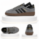 Жіночі кросівки Adidas Handball Spezial сірі з чорним AD-560-36 фото 2