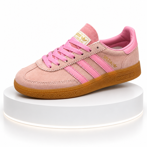 Жіночі кросівки Adidas Spezial рожеві AD-043-4 фото